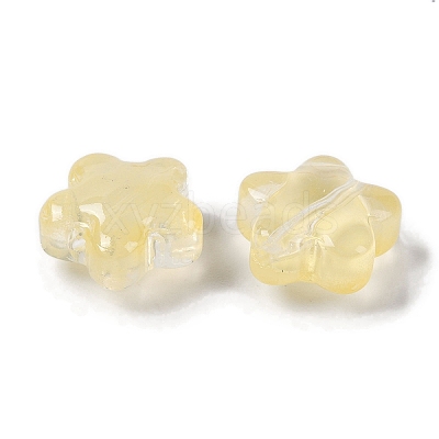 Baking Paint Glass Beads GLAA-S202-10C-1