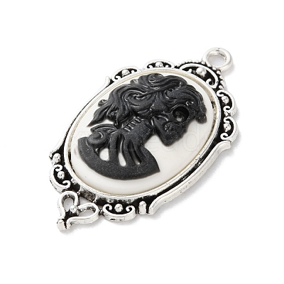 Tibetan Style Alloy Pendants X-TIBE-B002-04AS-01-1