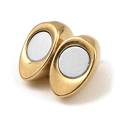 304 Stainless Steel Magnetic Clasps X-STAS-K265-01A-G-1