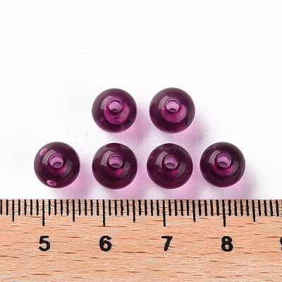 Transparent Acrylic Beads X-MACR-S370-A8mm-743-1