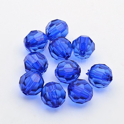 Transparent Acrylic Beads PL505Y-8-1