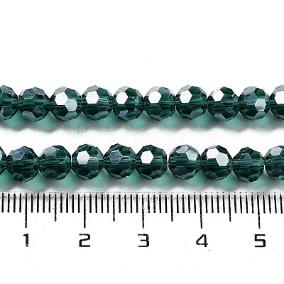 Electroplate Transparent Glass Beads Strands LS-EGLA-A035-T6mm-A18-1