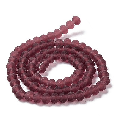 Transparent Glass Beads Strands EGLA-A034-T4mm-MD13-1