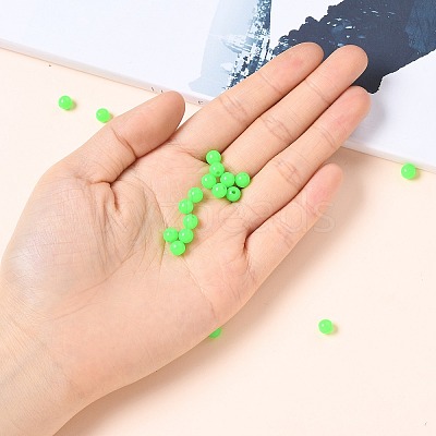 Fluorescent Acrylic Beads MACR-R517-6mm-07-1