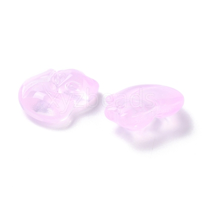 Electroplate Glass Cabochons EGLA-D007-04E-1