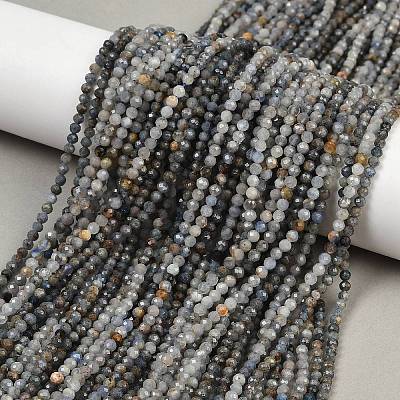 Natural Kyanite Beads Strands G-RM2025-A34-3mm-1