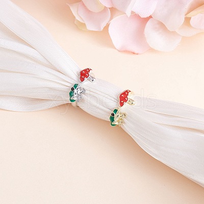 Frog & Mushroom Alloy Open Cuff Ring for Women JR943B-1