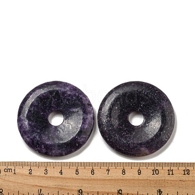 Natural Lepidolite Pendants G-P532-01A-04-1