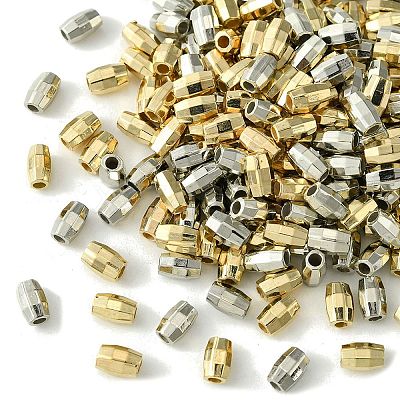 200Pcs 2 Colors CCB Plastic Beads CCB-FS0001-05-1