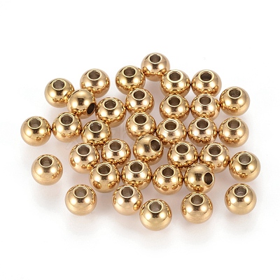 Ion Plating(IP) 202 Stainless Steel Rondelle Spacer Beads STAS-F094-06A-G-1