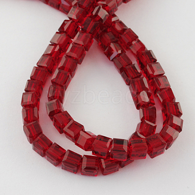 Glass Bead Strands GLAA-R041-6x6mm-02-1
