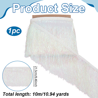 Polyester Lace Trim SRIB-WH0011-446D-1