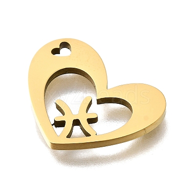 201 Stainless Steel Pendants STAS-A116-01G-12-1