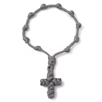 Polyester & Spandex Cord Bracelets BJEW-JB11398-1