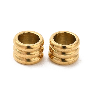304 Stainless Steel European Beads STAS-H214-04G-1
