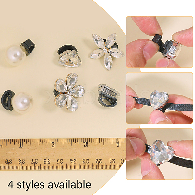 2 Sets 2 Styles Plastic Shoelace Buckle Sets DIY-FG0006-55-1