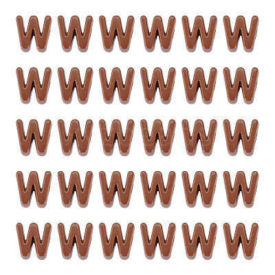 Opaque Acrylic European Beads OACR-TAC0019-006W-1