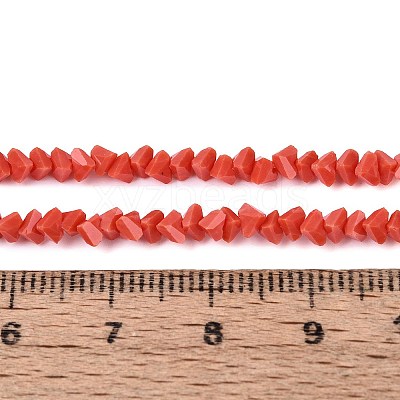 Opaque Glass Beads Strands GLAA-N019-3mm-08-1