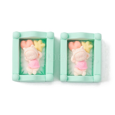 Opaque Resin Cabochons RESI-Z001-13C-1