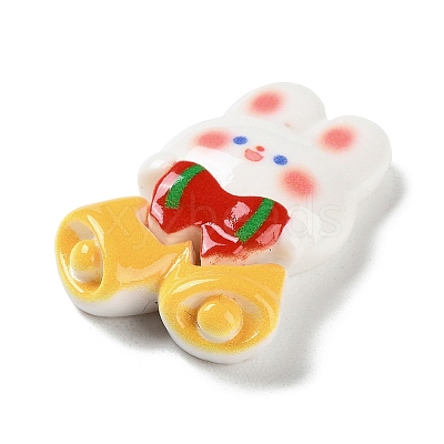 Christmas Theme Opaque Resin Cabochons RESI-F053-B05-1