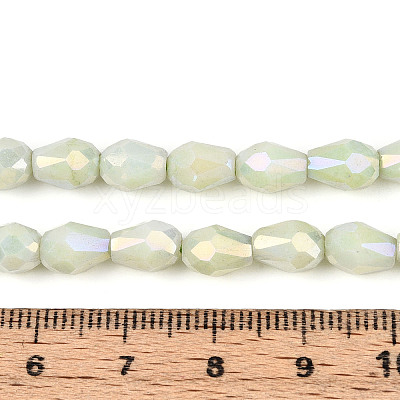 Anti-Tarnish Electroplate Glass Beads Strands X-GLAA-T025-13A-04-1