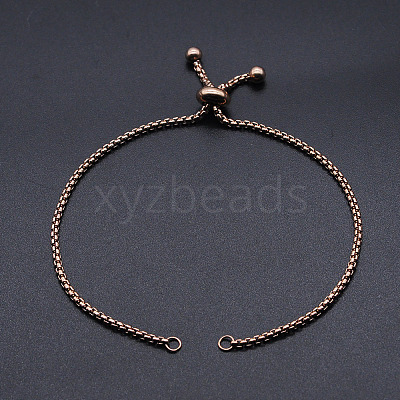 Adjustable 201 Stainless Steel Slider Bracelets Making LS-STAS-S105-JN646-3-1