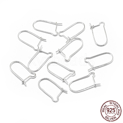 925 Sterling Silver Earring Hoops STER-L057-065S-1