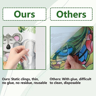 PVC Window Static Stickers AJEW-WH0385-0086-1