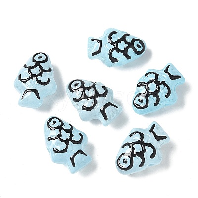 Baking Paint Glass Enamel Beads BLOW-D300-04B-1
