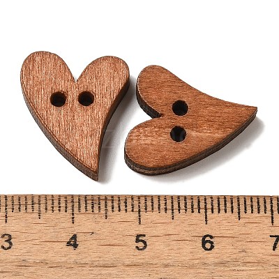 Heart Shaped Paint Buttons NNA1136-1