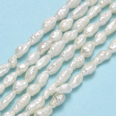 Natural Cultured Freshwater Pearl Beads Strands PEAR-J006-05A-1