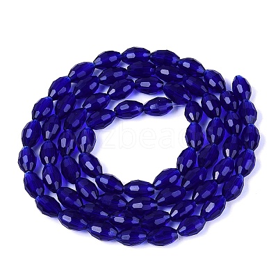 Transparent Glass Beads Strands GLAA-N071-01A-A15-1