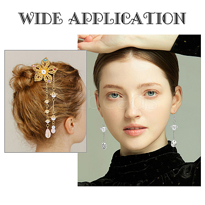 120Pcs 12 Style Brass Bead Caps KK-PH0004-93-1