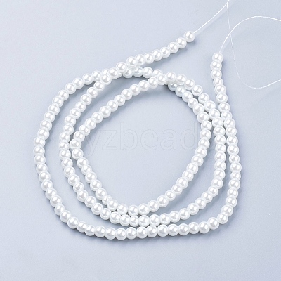Glass Pearl Beads Strands HY-6D-B01-1