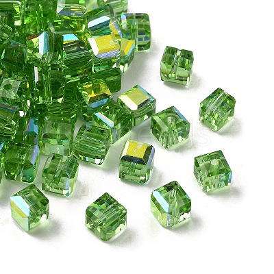 Electroplated Glass Beads EGLA-G040-01A-AB05-1