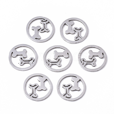 Non-Tarnish 201 Stainless Steel Charms STAS-N091-102-1