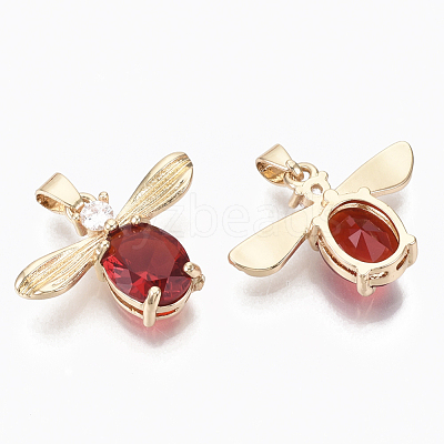 Glass Pendants GLAA-T021-06C-1