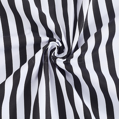 Cotton Fabric with Strip Pattern DIY-PH0037-96F-1