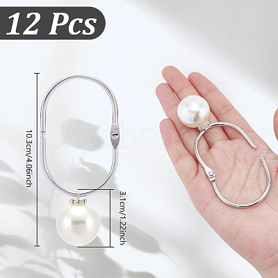 304 Stainless Steel Shower Curtain Rings for Bathroom HJEW-NB00301-1