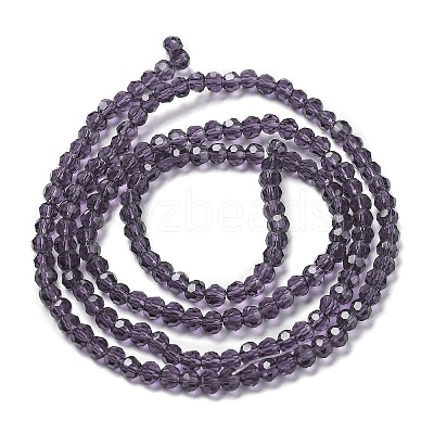 Transparent Glass Beads Strands EGLA-A035-T3mm-D15-1