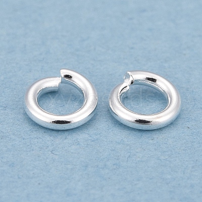 Rack Plating Brass Open Jump Rings KK-O139-18L-S-1