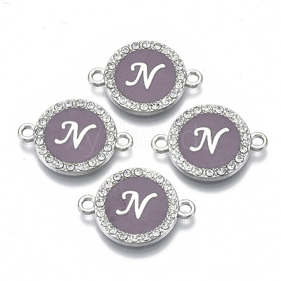 Alloy Enamel Links Connectors ENAM-TAC0003-01S-01N-1