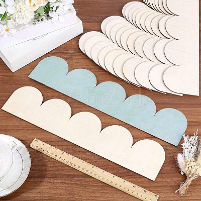 12Pcs Plywood Eaves Tile DIY-CP0013-27C-1