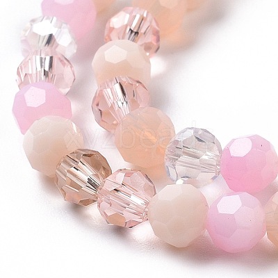 Glass Beads Strands GLAA-E036-09E-1