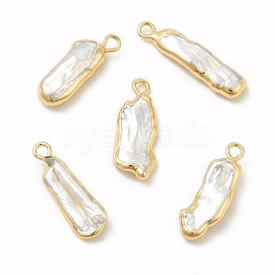 Baroque Natural Keshi Pearl Pendants PEAR-P004-05KCG-1