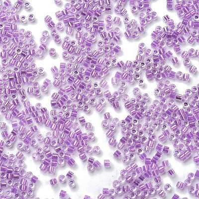 Transparent Inside Colours Glass Seed Beads X1-SEED-H003-04E-1