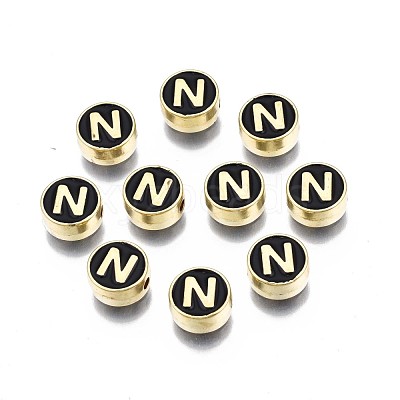 Alloy Enamel Beads ENAM-N052-006-02N-RS-1