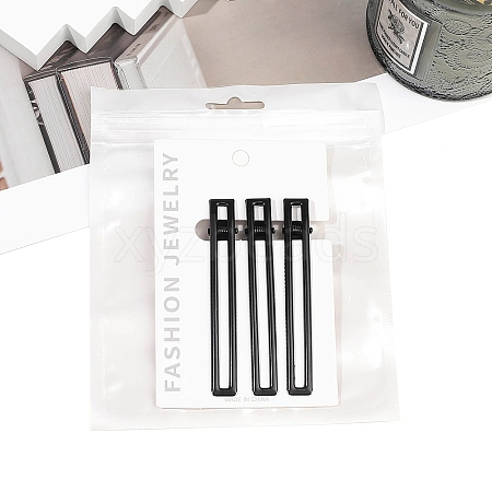 3Pcs Metal Alligator Hair Clips PW-WG201F9-04-1