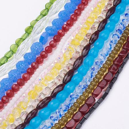 Glass Bead Strands GLAA-O013-46-1