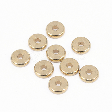 Brass Spacer Beads KK-F713-12C-7mm-1